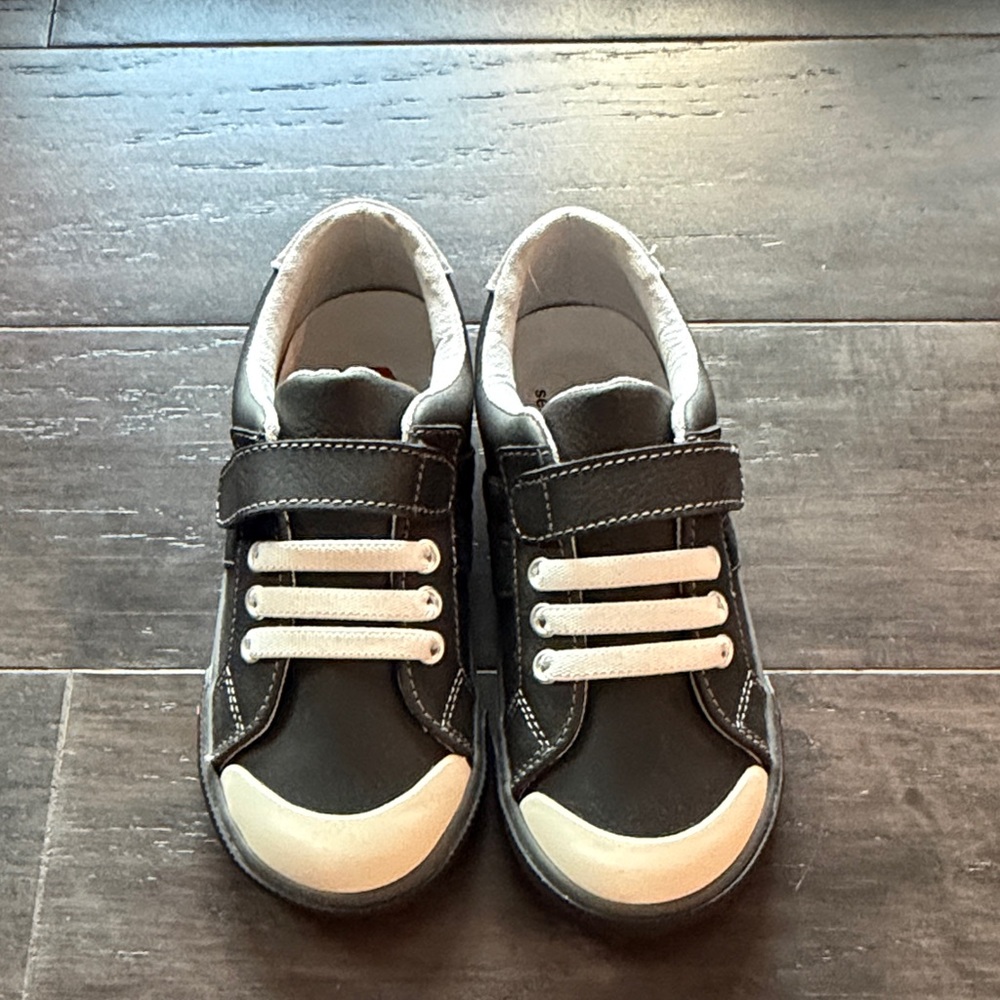 See Kai Run Stylish Black and White Kids Shoes